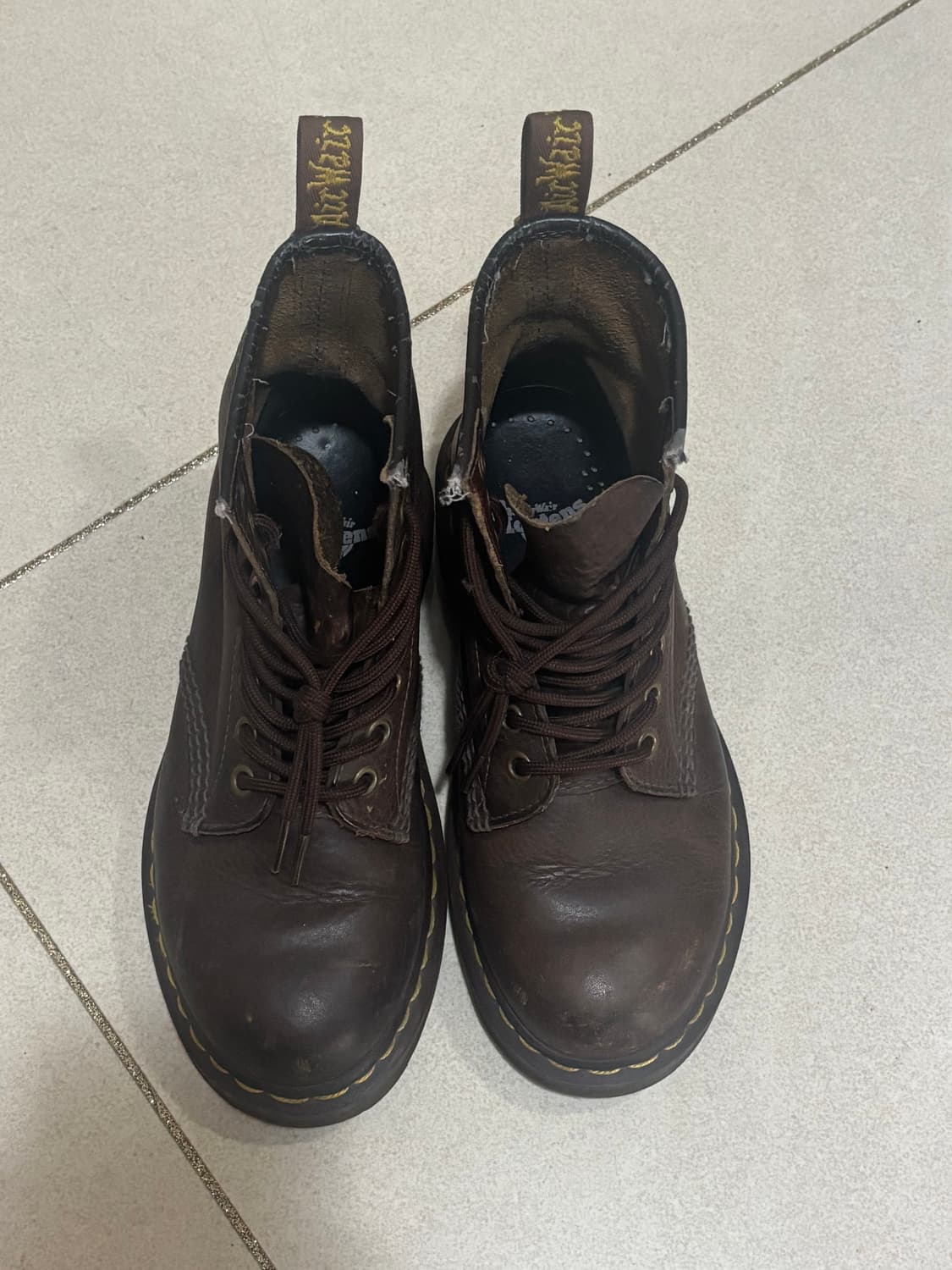 닥터마틴 1460 8홀 브라운 워커 부츠 230 상품이미지2