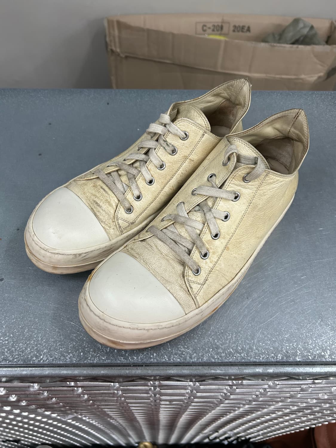 릭 오웬스 로우 스닉스 스니커즈  42 상품이미지2