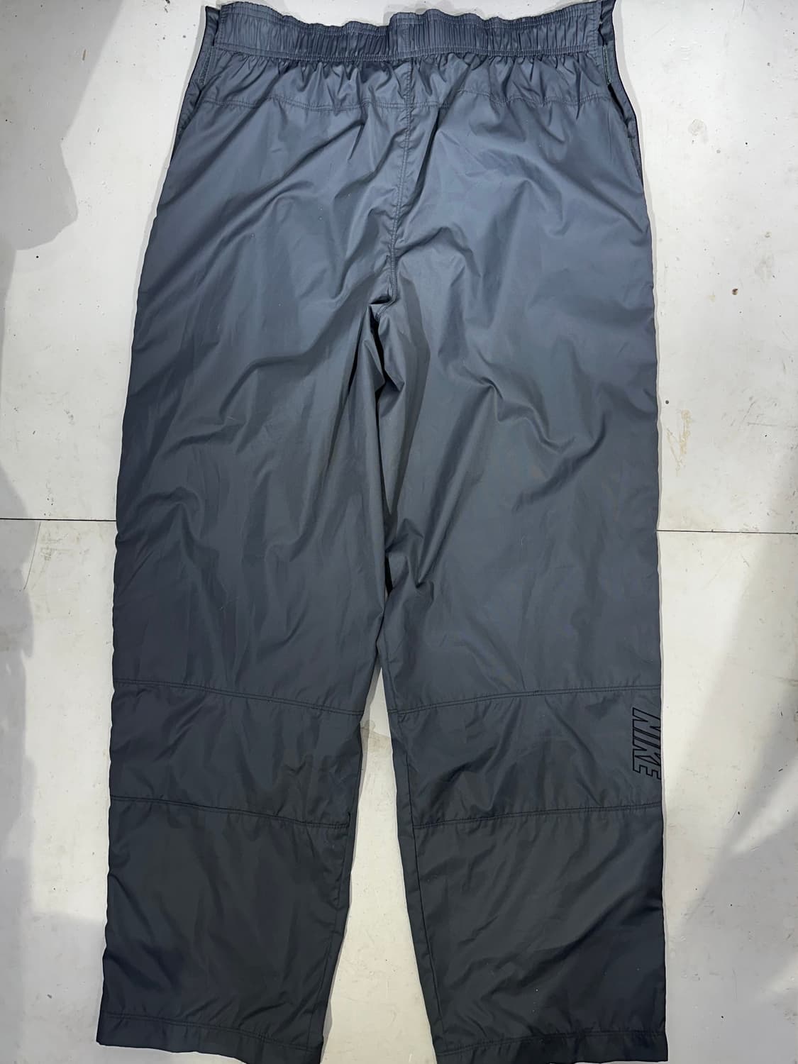 00s 나이키 그레이 새상품 트랙 팬츠 블랙 사이드 라인 와이드 팬츠 상품이미지5