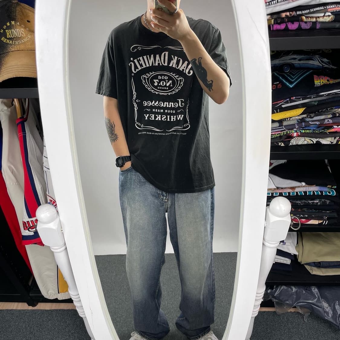 잭다니엘스 프린팅 반팔티셔츠 상품이미지5