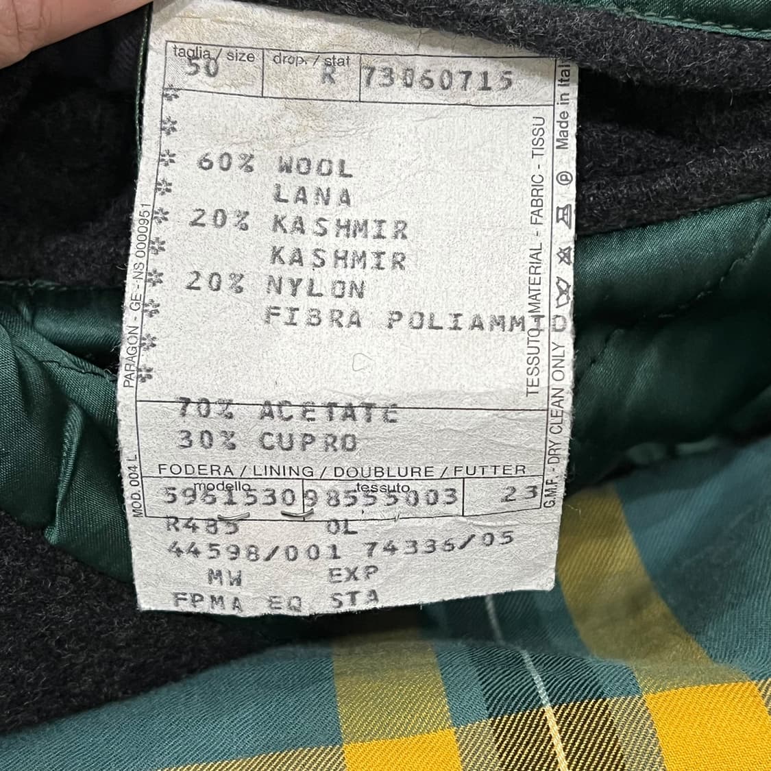 미쏘니 캐시미어 울코트 s08750 상품이미지7