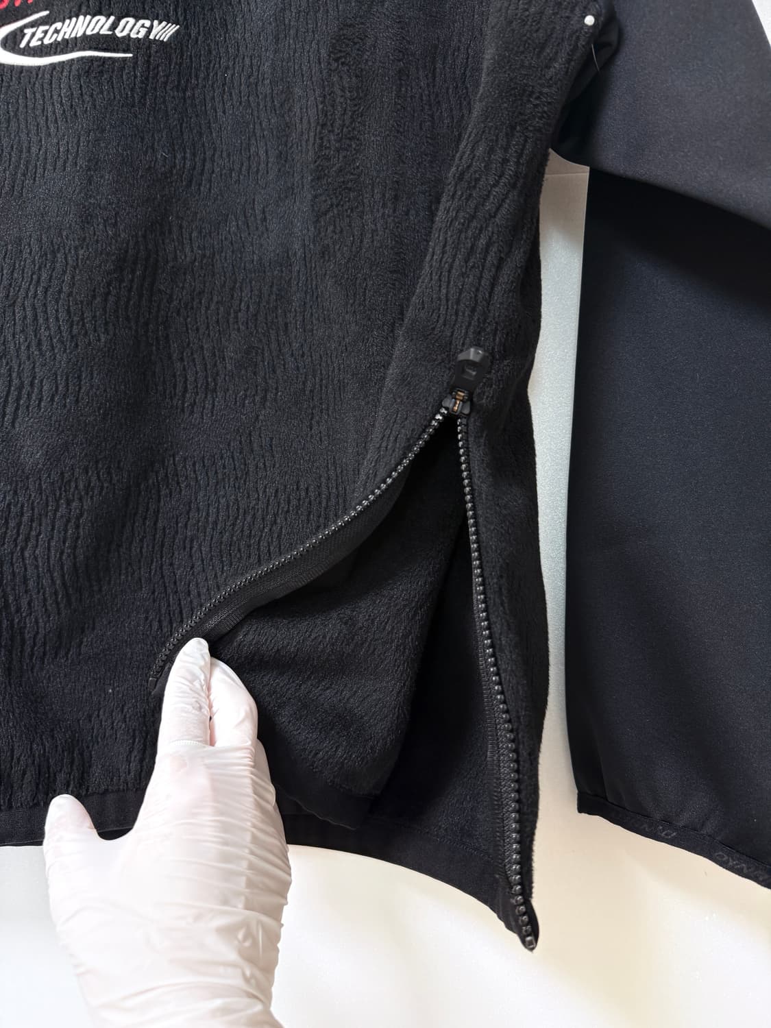 다이나핏 기능성 플리스 맨투맨 블랙 95 데일리 상품이미지6