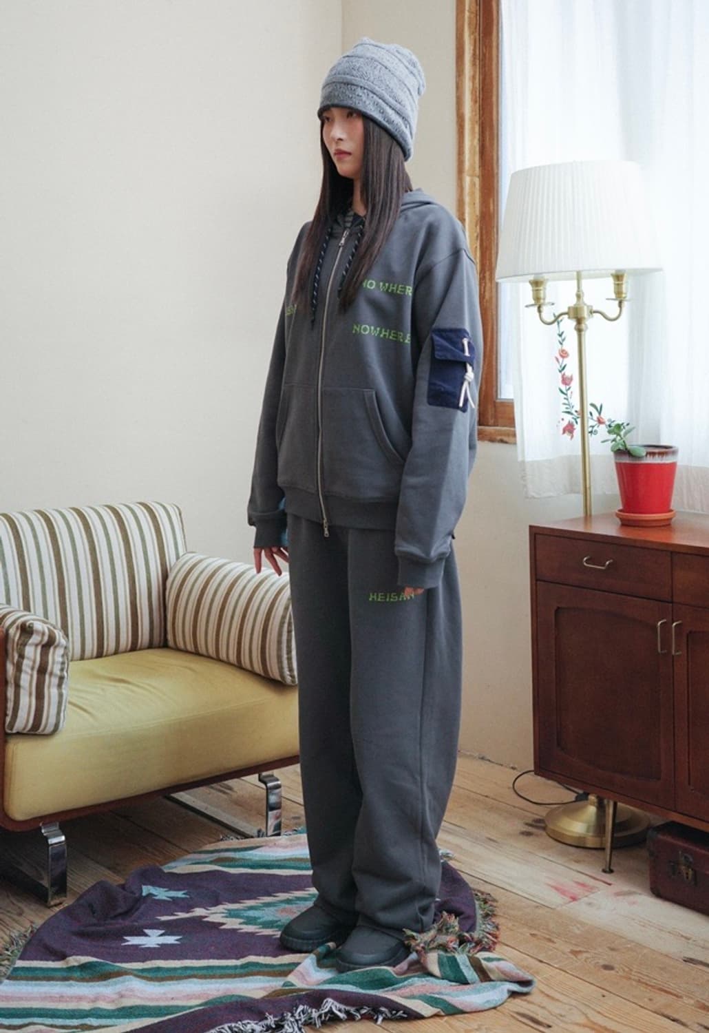 하이산 후드집업 + 팬츠 일괄판매 상품이미지9