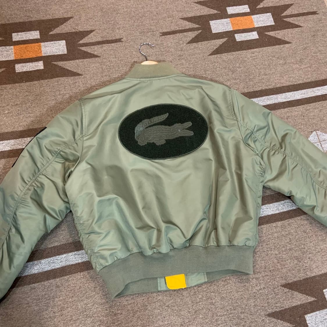 라코스테 백로고 MA-1 봄버 자켓 M 105 상품이미지1