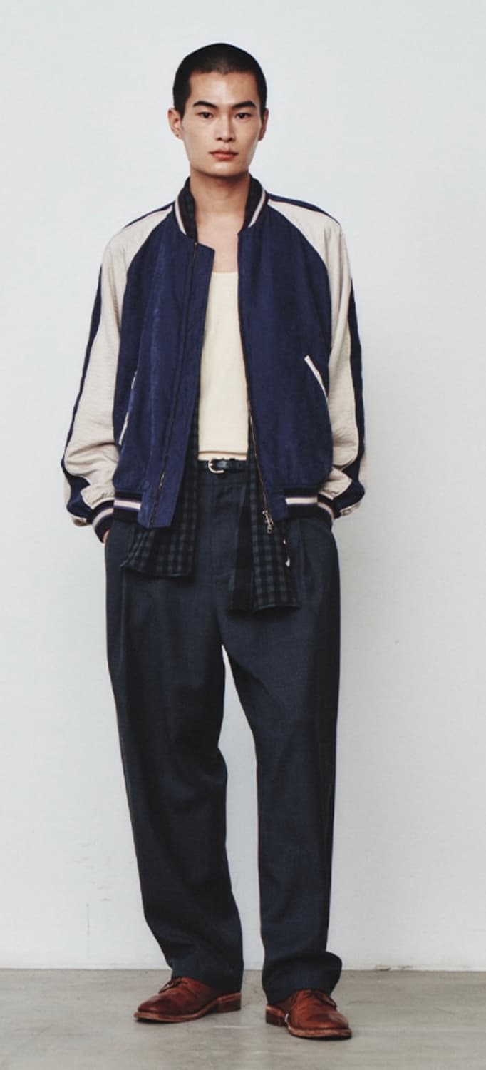 아트이프액츠 Wool Side Two Tuck Pants_Charcoal 상품이미지3