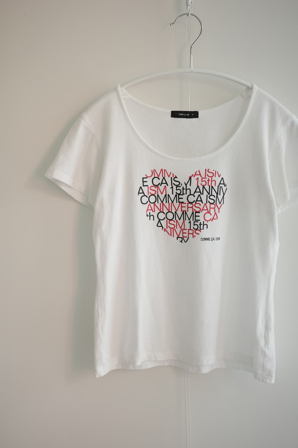 COMME CA ISM white graphic heart tee 상품이미지6