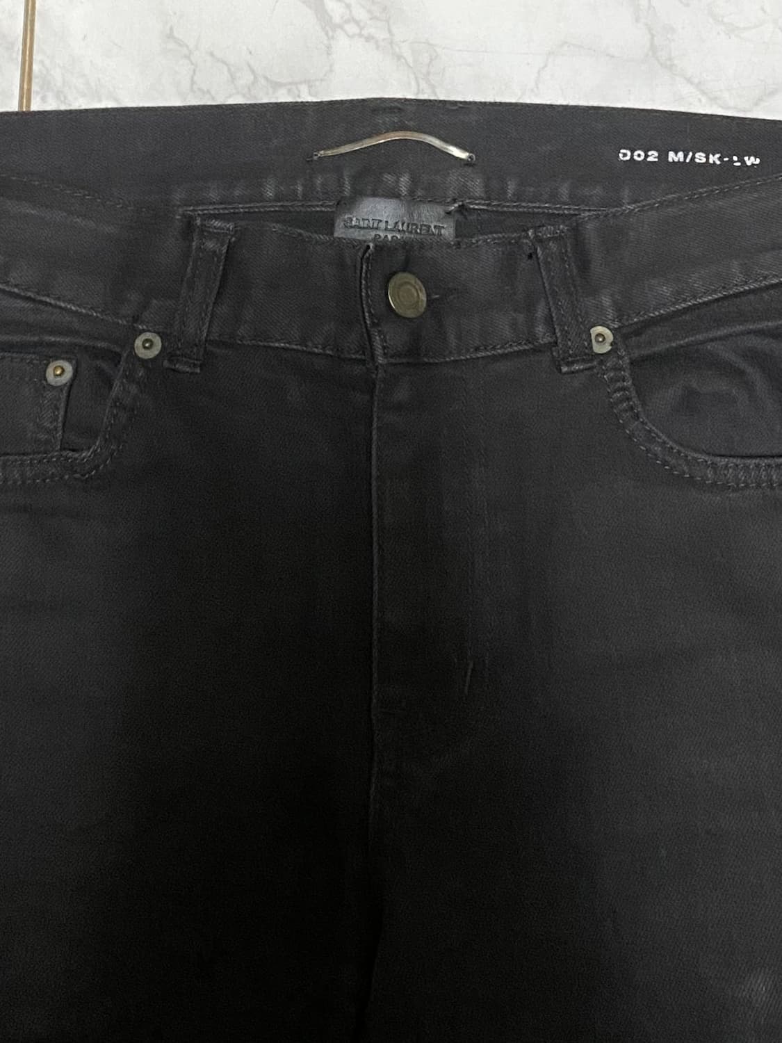 생로랑 빈티지 블랙진 청바지 슬림 31~32인치 상품이미지2