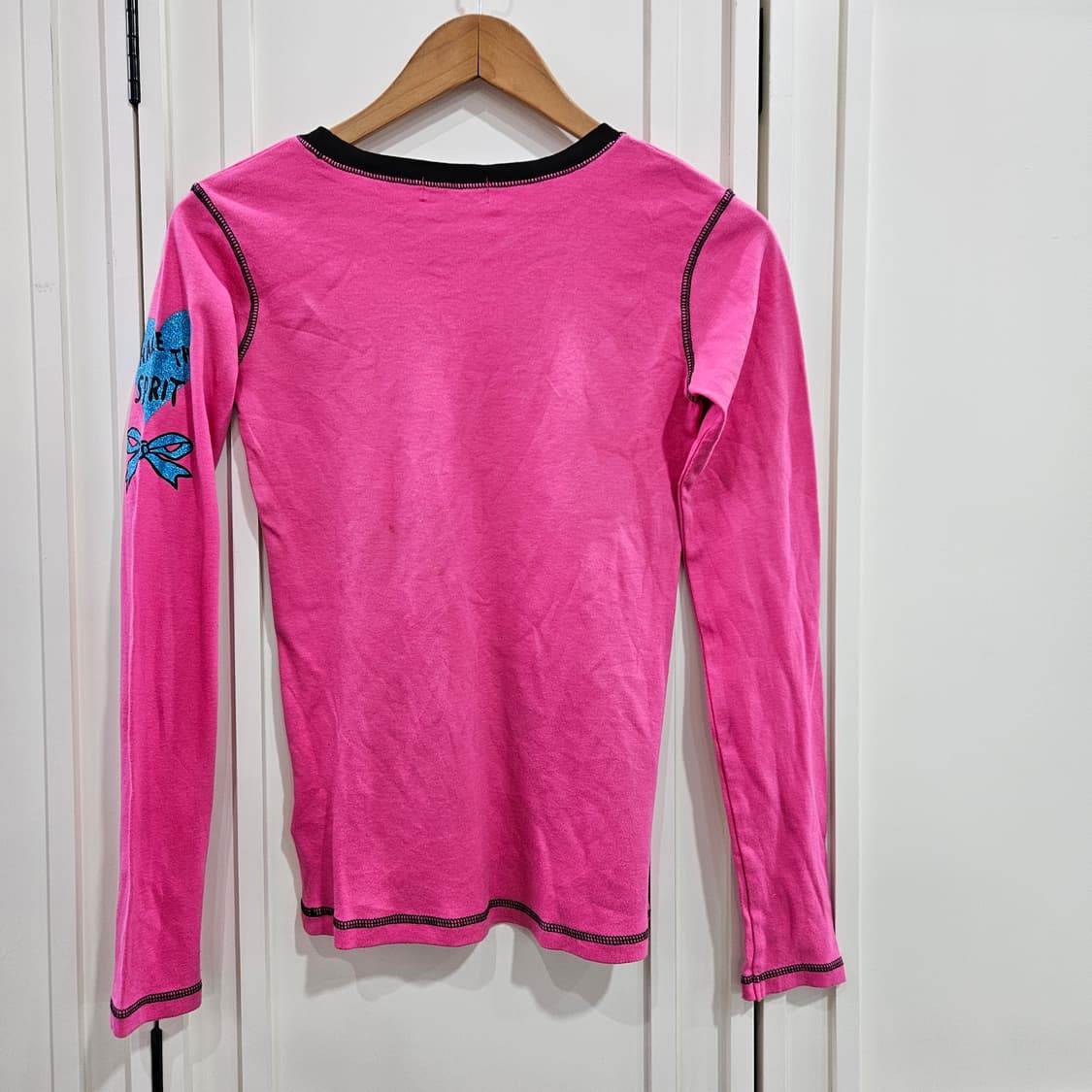 핑크 곰돌이 캐릭터 긴팔 티셔츠 상품이미지5