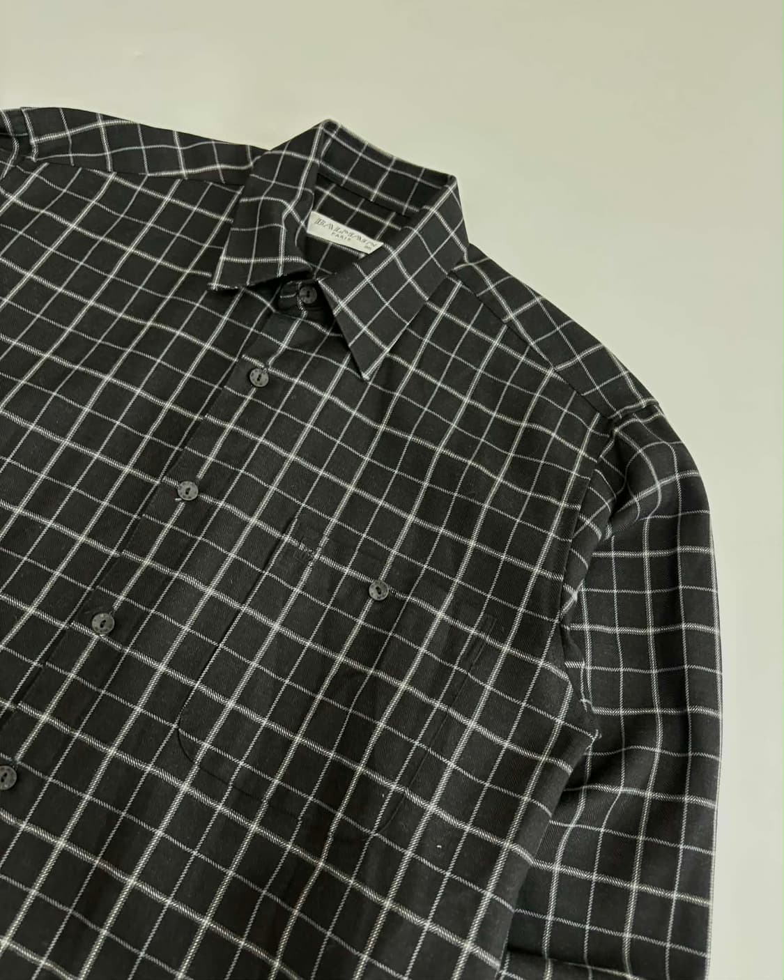 [95] 발망 00s 체크 셔츠 상품이미지5