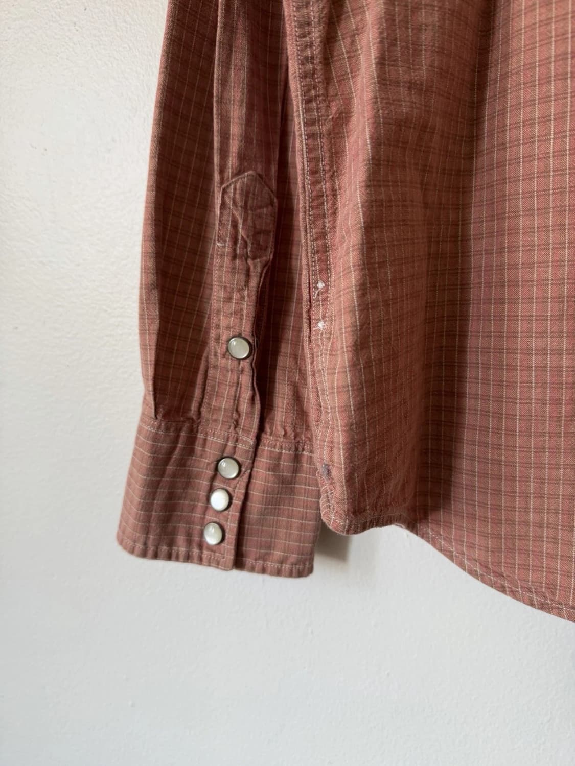 RRL 더블알엘 웨스턴 체크 셔츠 테라코타 상품이미지8