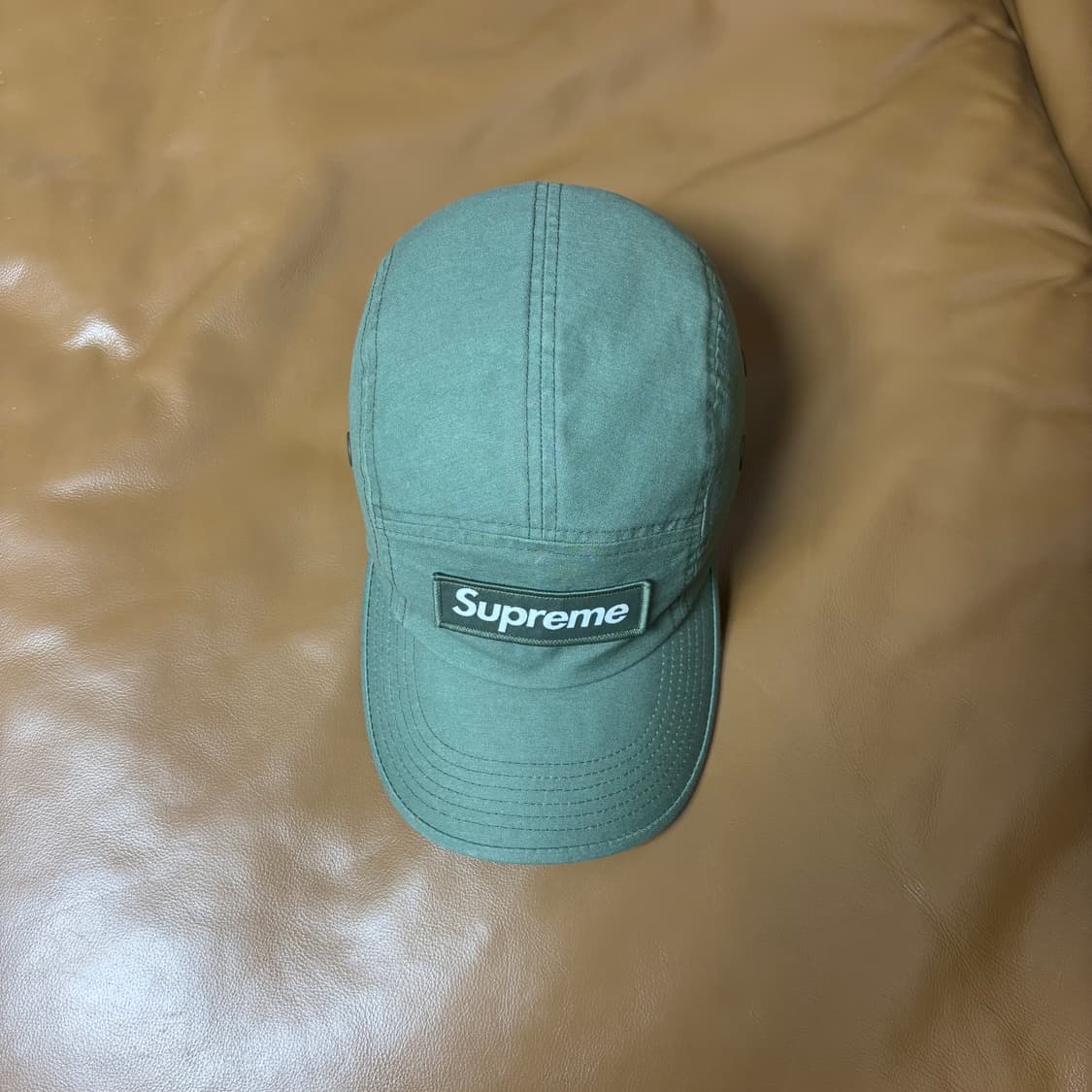 Supreme 슈프림 21ss 밀리터리 워시드 카키 캠프캡 모자 상품이미지5