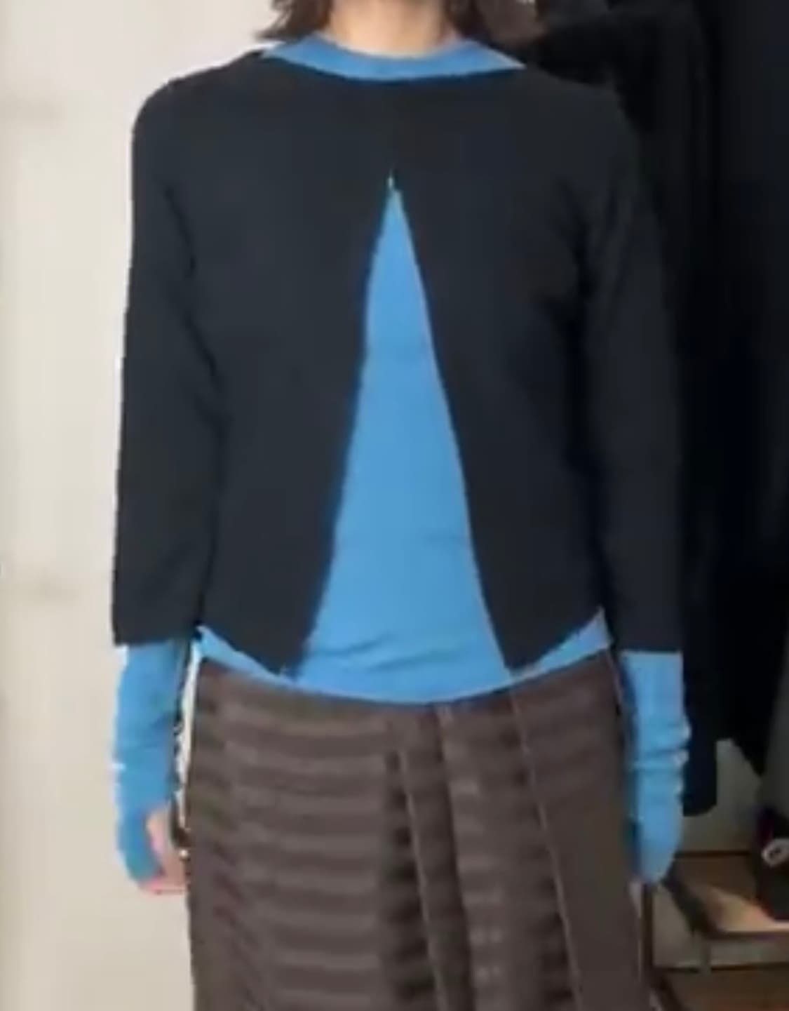 울 지퍼 블라우스  상품이미지4