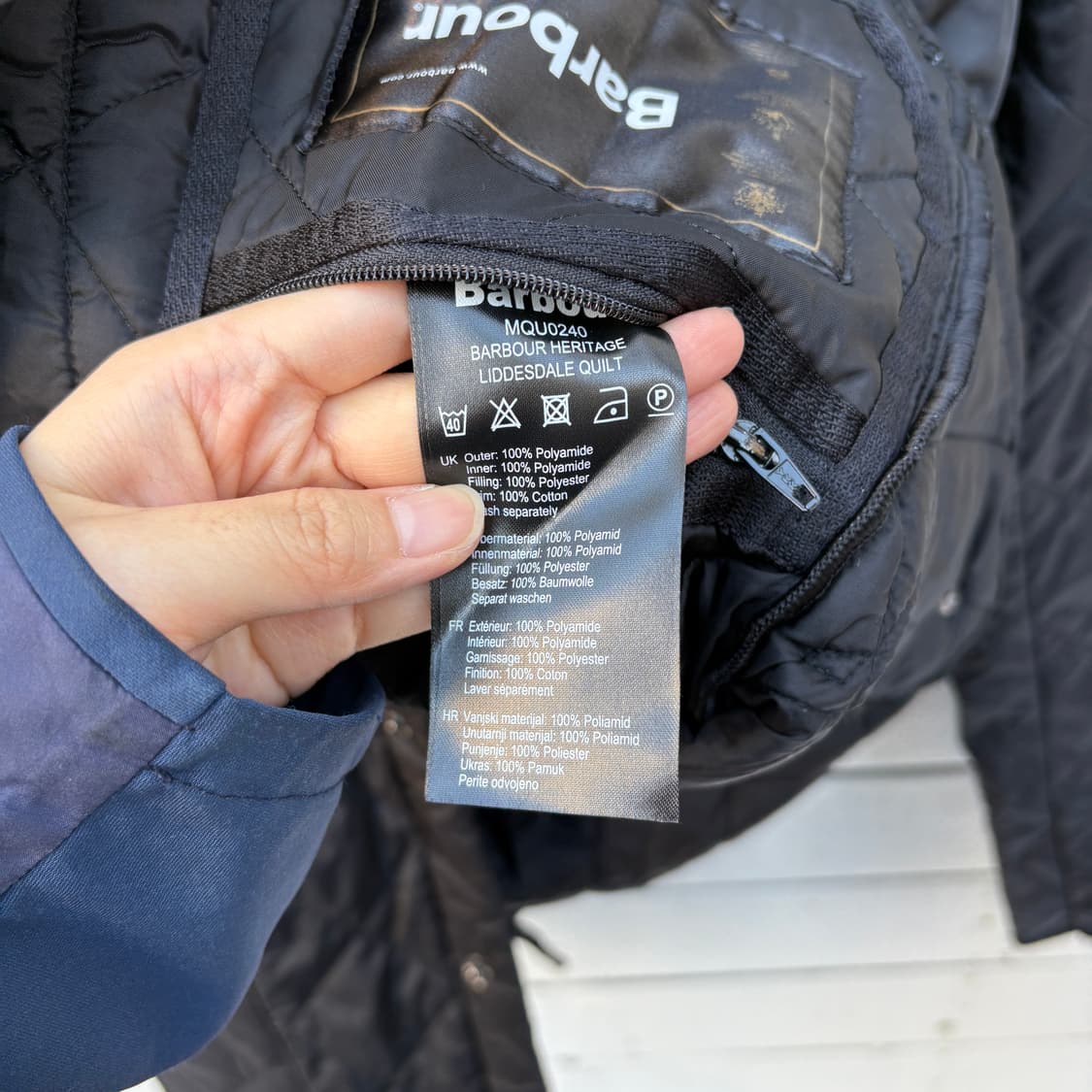 Barbour 바버 퀼팅 자켓 상품이미지5