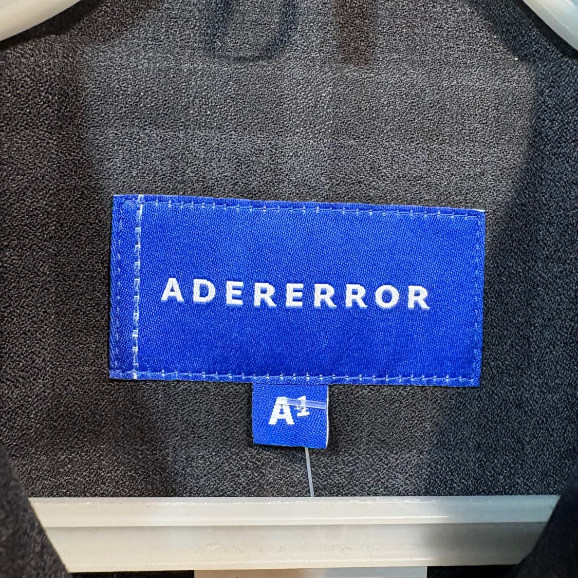 [A1] ADER 아더에러 빈티지 체크 블루종 자켓 상품이미지5