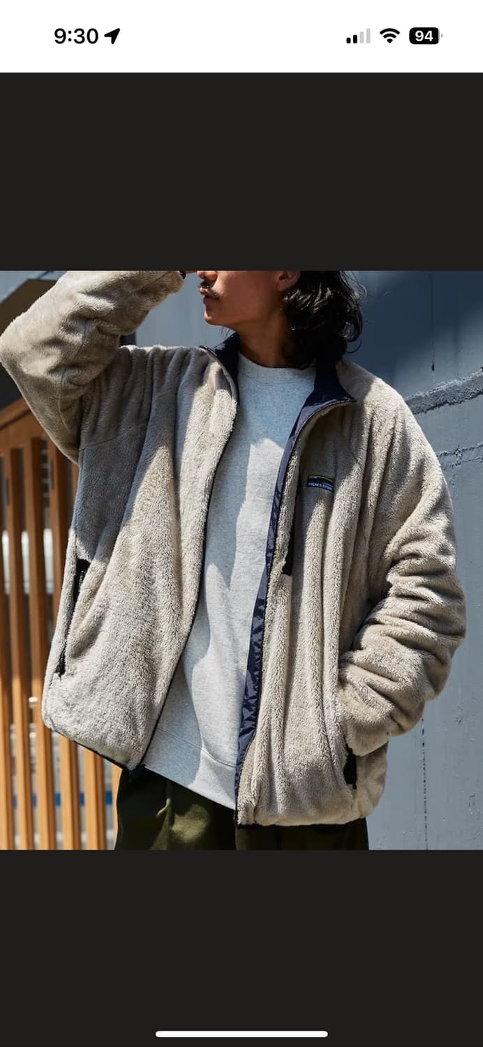 프릭스스토어 리버서블 후리스 자켓 XL 새제품 (네이비) 상품이미지2