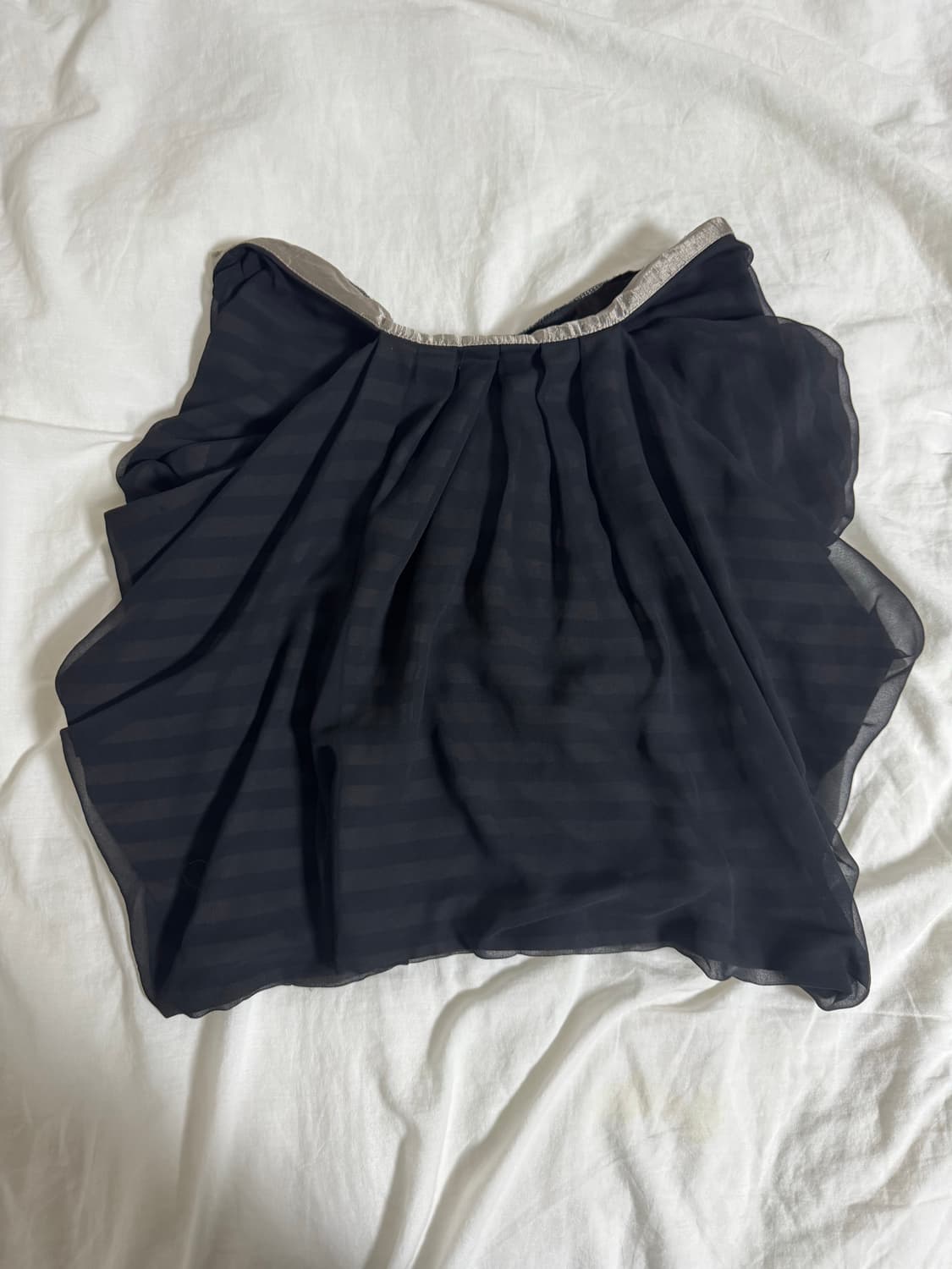 나노 유니버스 드레이프 스트라이프 스커트 상품이미지4