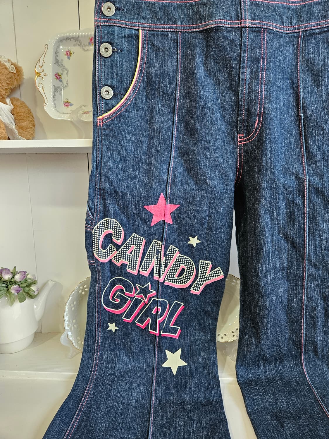 메조피아노(mezzo piano) 데님 오버롤 점프수트 상품이미지4