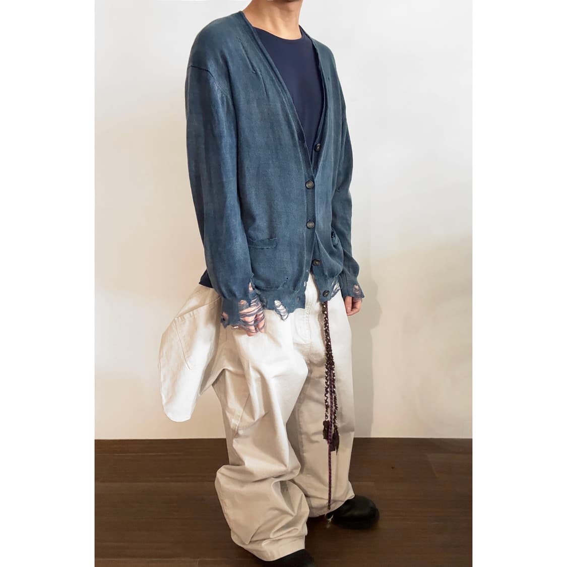 R13 Distressed Knit Cardigan 상품이미지2