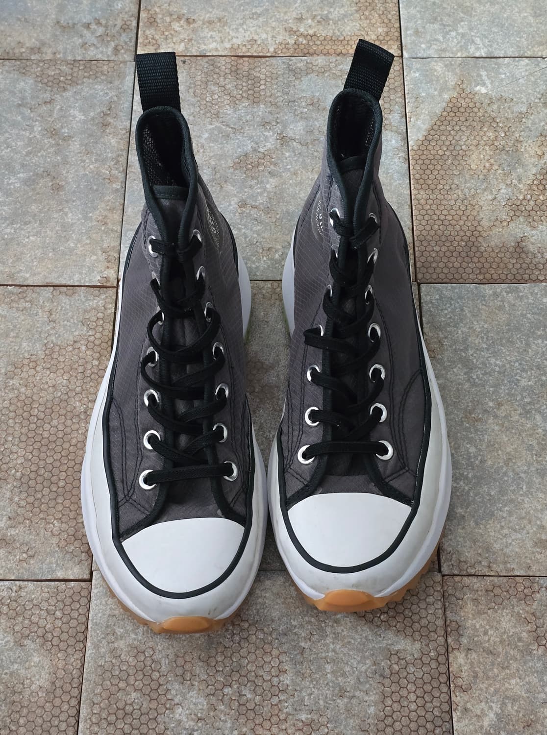 (240)컨버스 런스타 하이크 콘크리트 히트 블랙 하이  상품이미지1