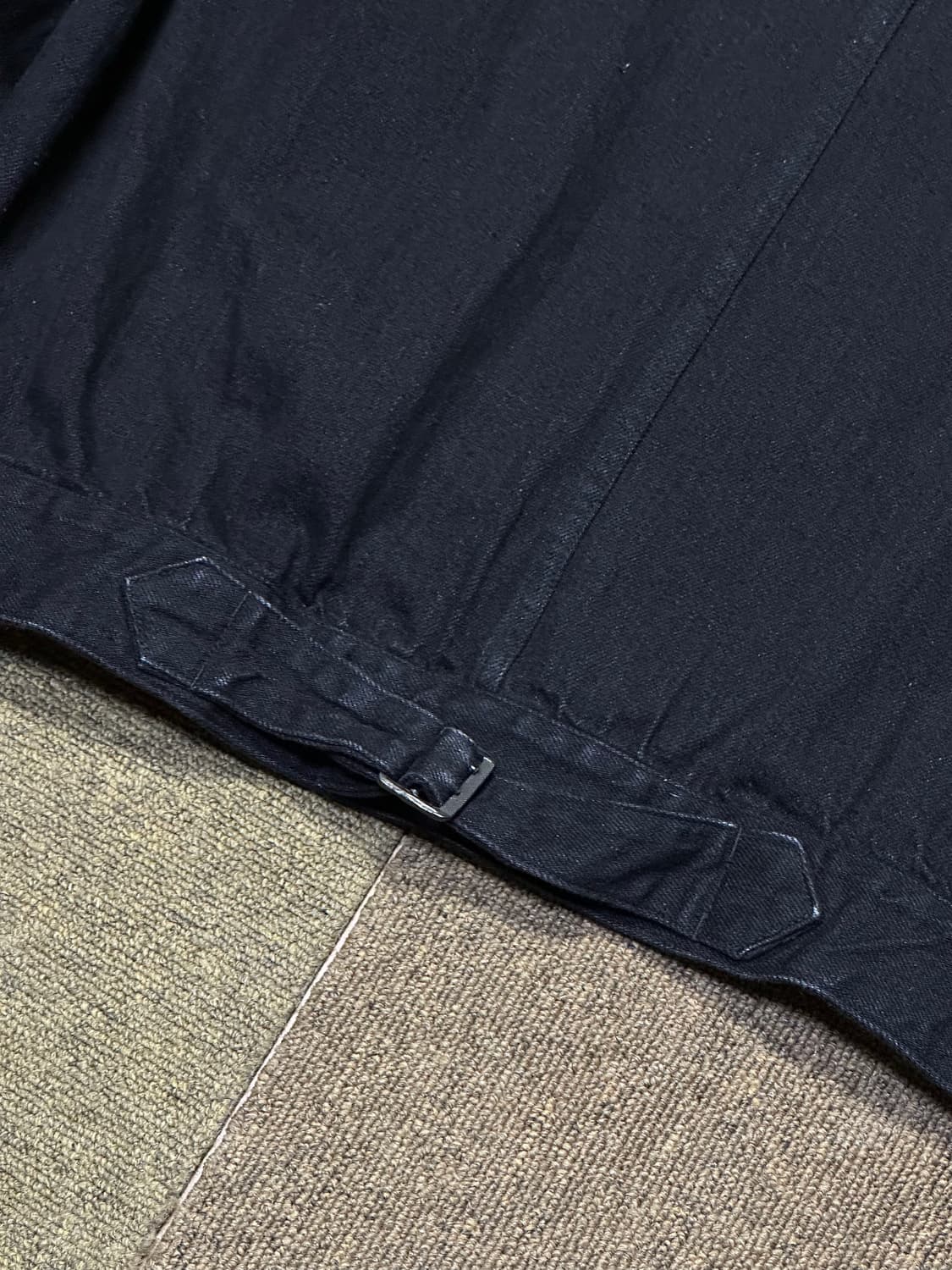 [2] 코모리 23fw 블랙 데님 자켓 상품이미지6