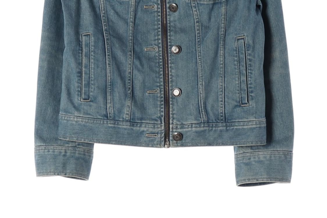 마크 제이콥스 아카이브 노카라 집업 데님 자켓 L 상품이미지4