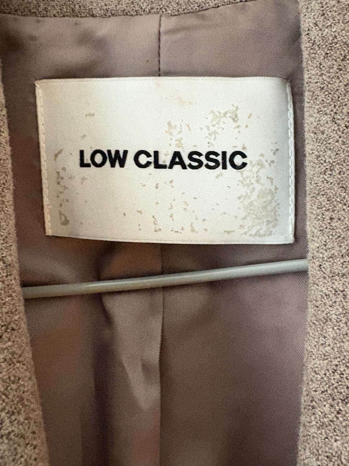 로우클래식 더블 롱 코트 베이지 (S) 상품이미지3