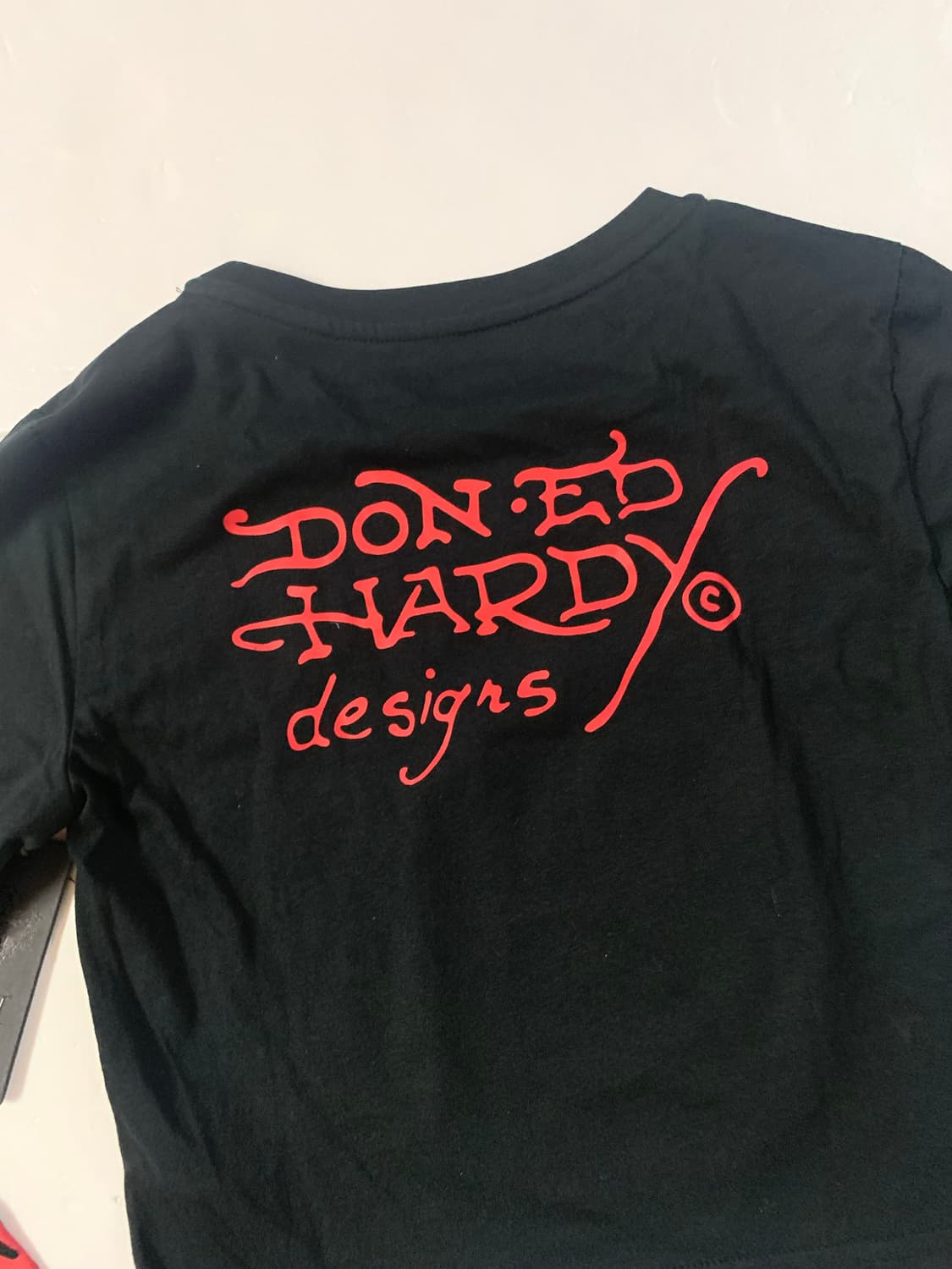 [새제품] 에드하디 블랙 롱슬리브 크롭탑 상품이미지8