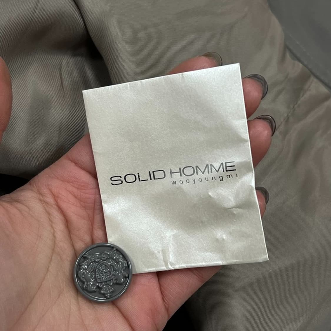 솔리드옴므 하이넥 벨티드 자켓 v0922 상품이미지7