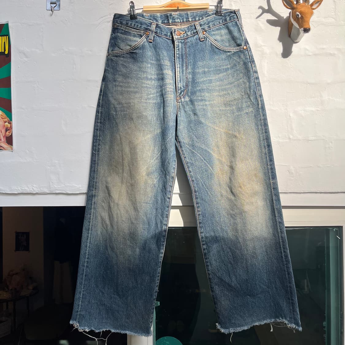 Wrangler 랭글러 블루벨 샐비지 데님팬츠 상품이미지1