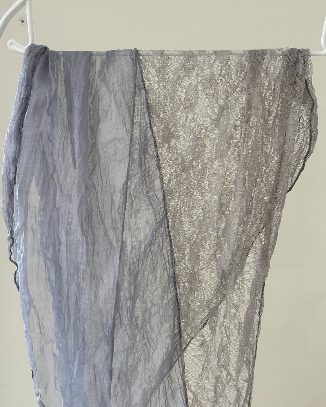 two-way lace wrinkle viscose scarf 상품이미지4