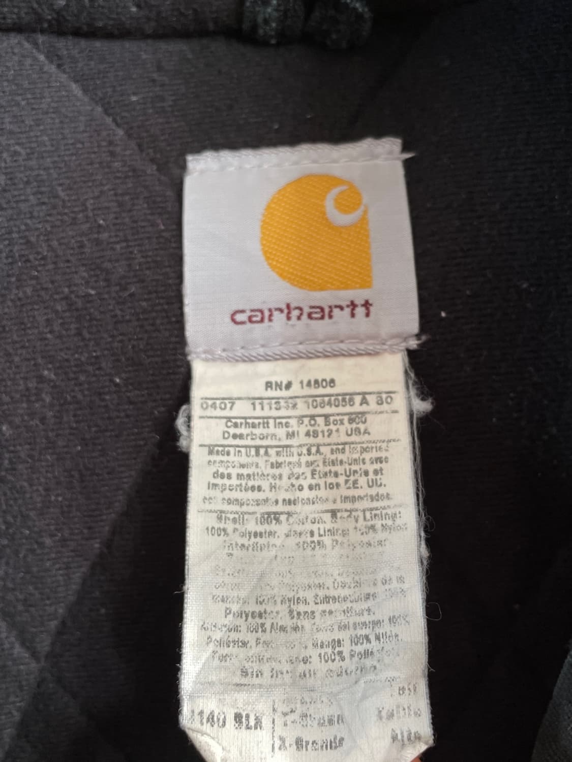 칼하트 J140 액티브 워크 자켓 상품이미지8