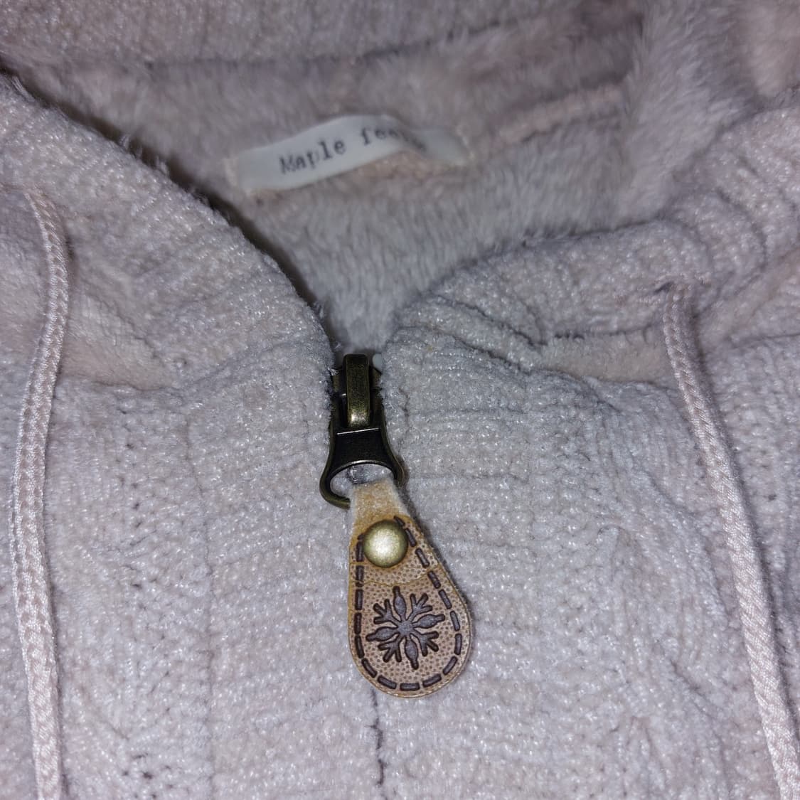 모리걸 갸루 폼폼 털후드집업 상품이미지3