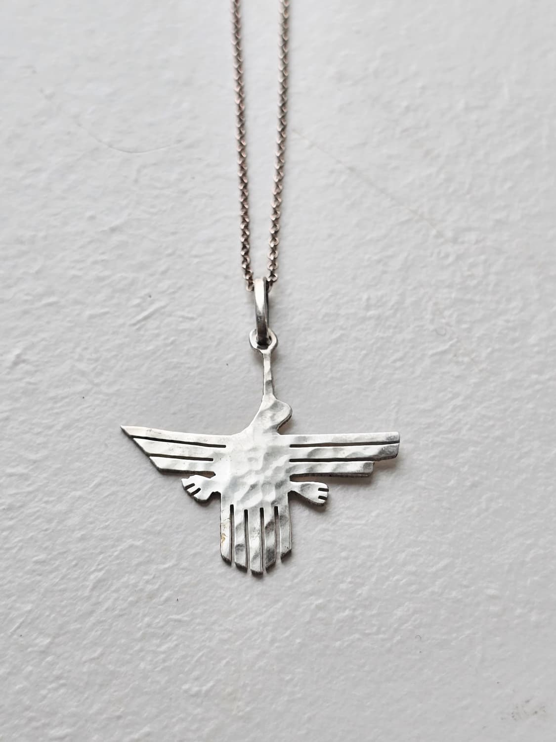 🇺🇸빈티지 네이티브 아메리칸 벌새 실버 목걸이 상품이미지7
