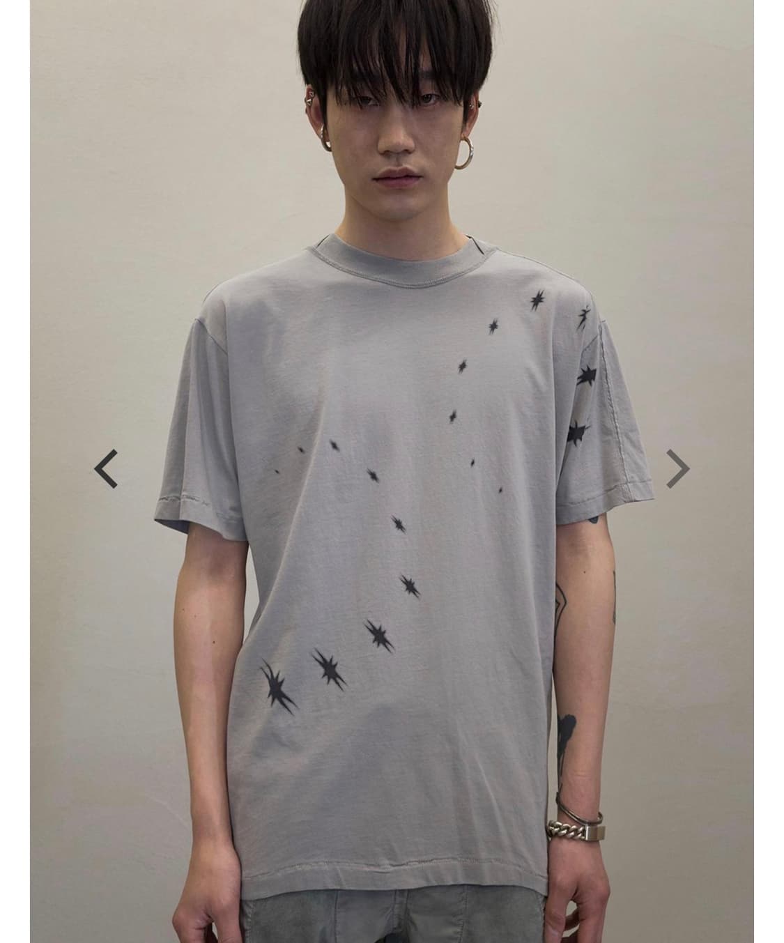 코스트퍼킬로 DIRTY STAR T-SHIRT-GREY 더티스타 상품이미지6