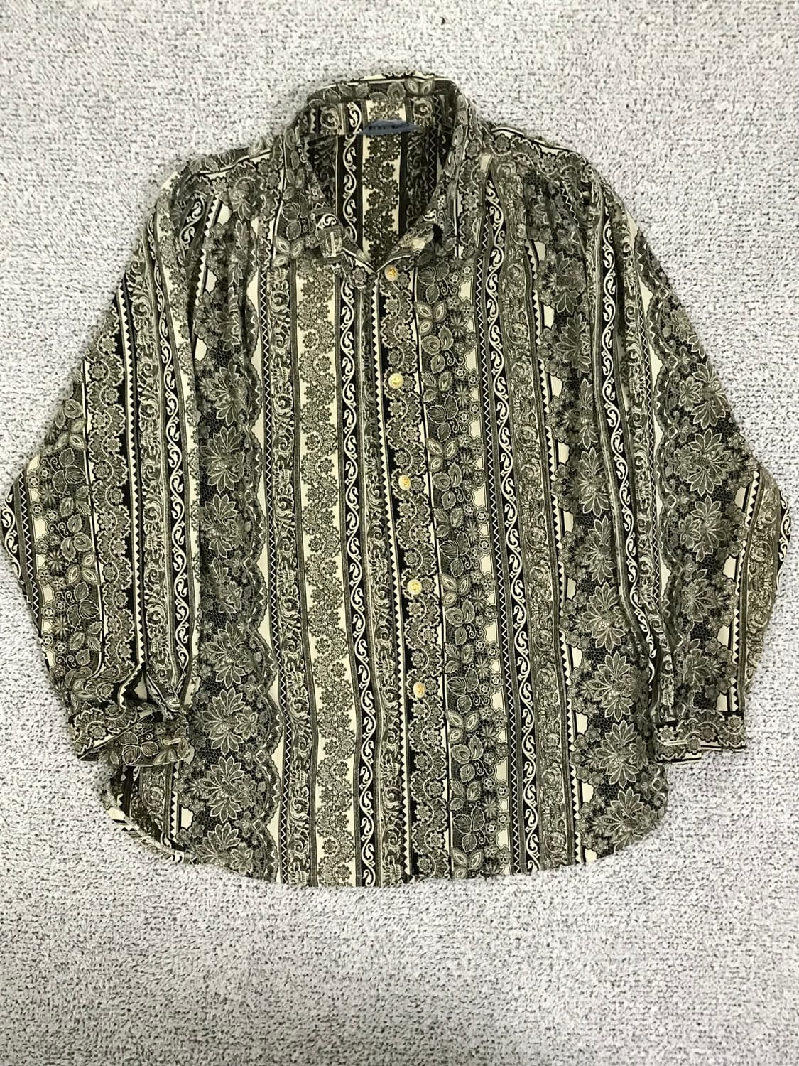 Vintage Paisley Pattern Shirt 상품이미지2