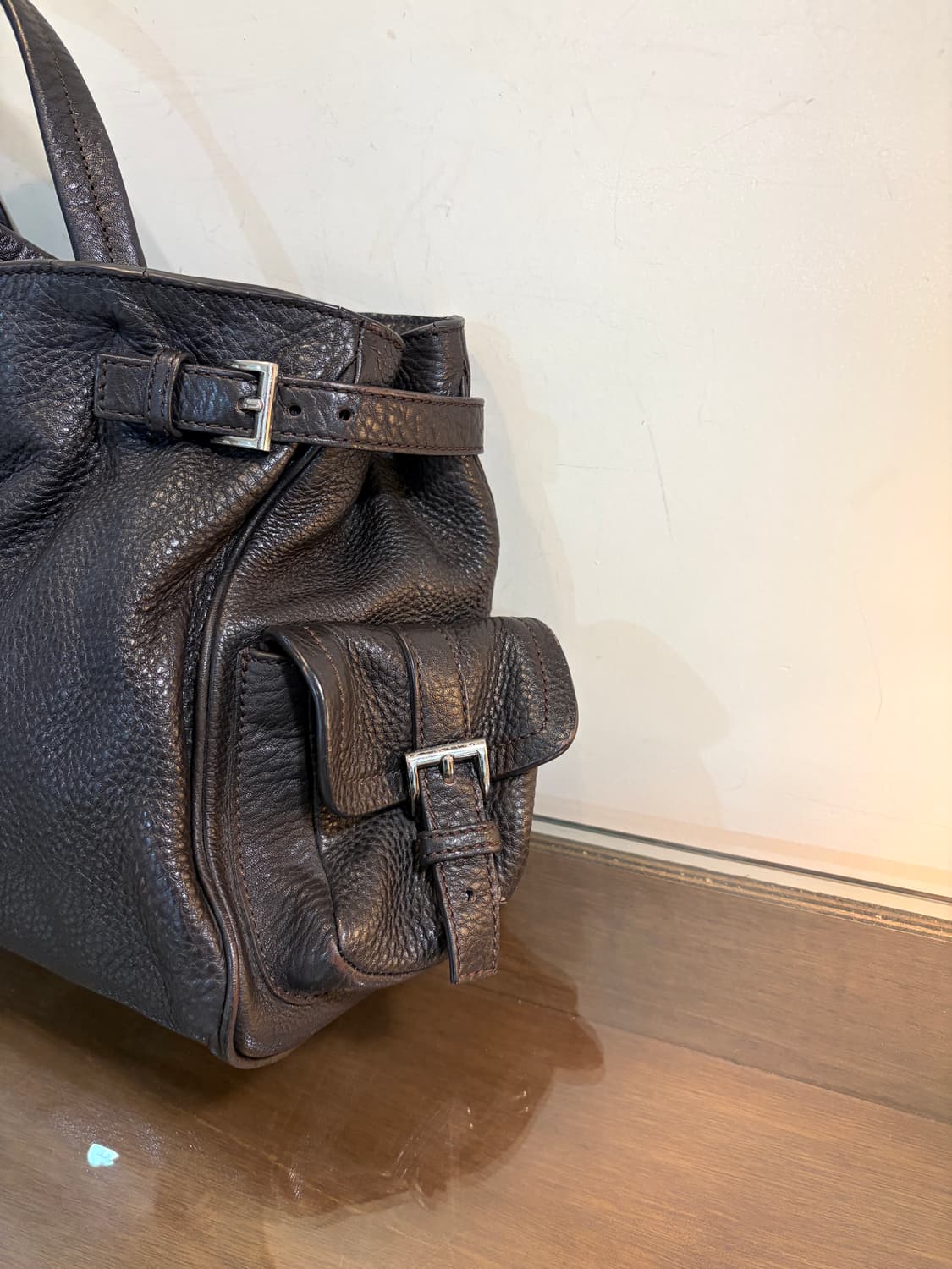 PRADA 프라다 비텔로 사이드 포켓 토트백 상품이미지3