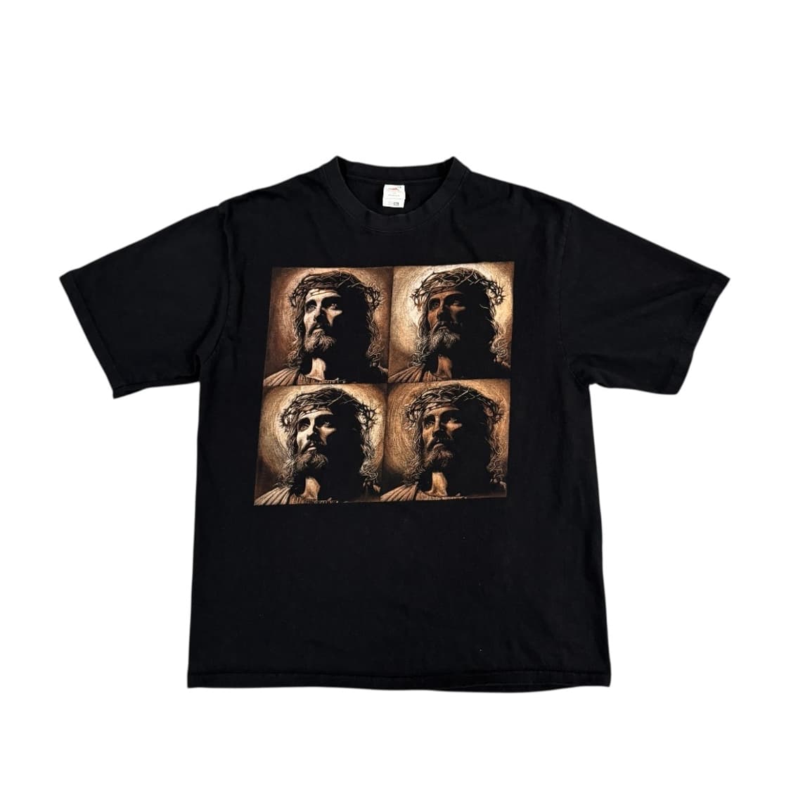 빈티지 Jesus Andy Warhol Style 지저스 티셔츠 상품이미지1