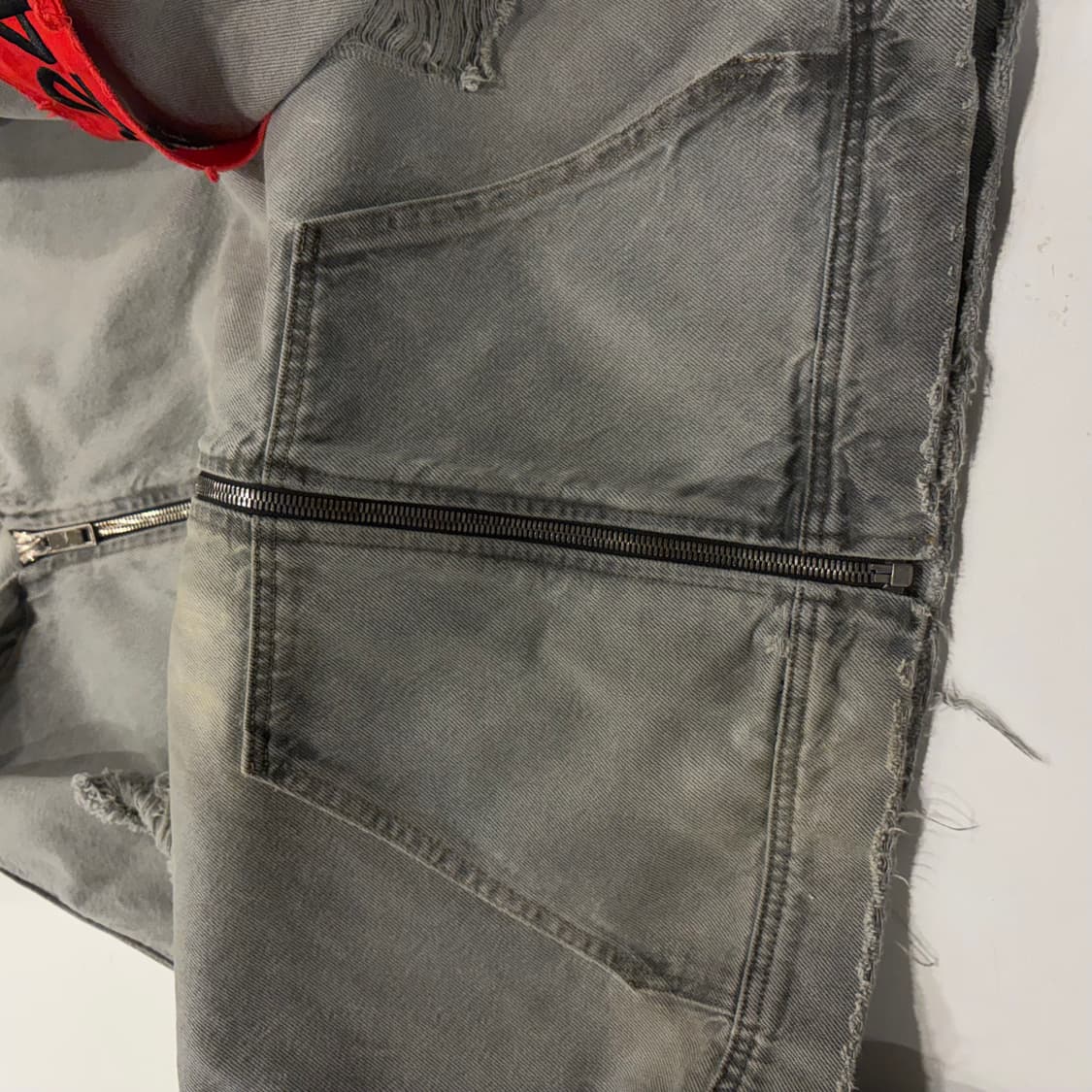 [S] 424 데님 디스 데님 후드 집업 워크 자켓 B577 상품이미지6