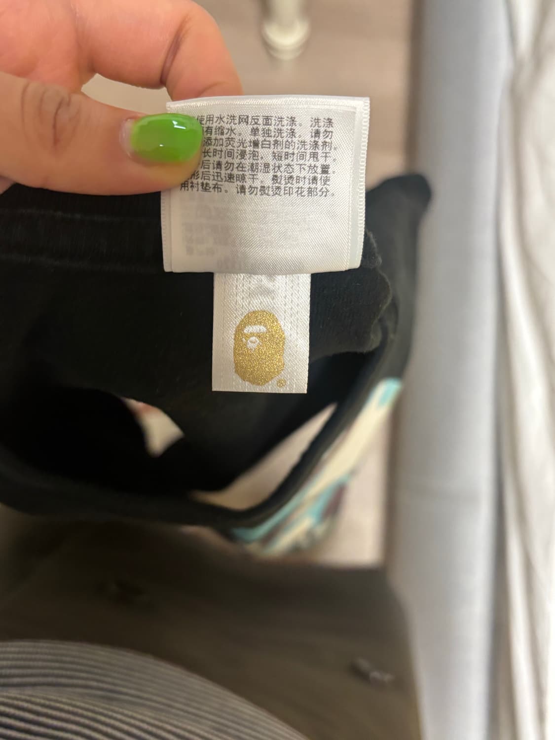 베이프 카모 빅 에이프 헤드 티 반팔 레이디스 전용 2xs 상품이미지5