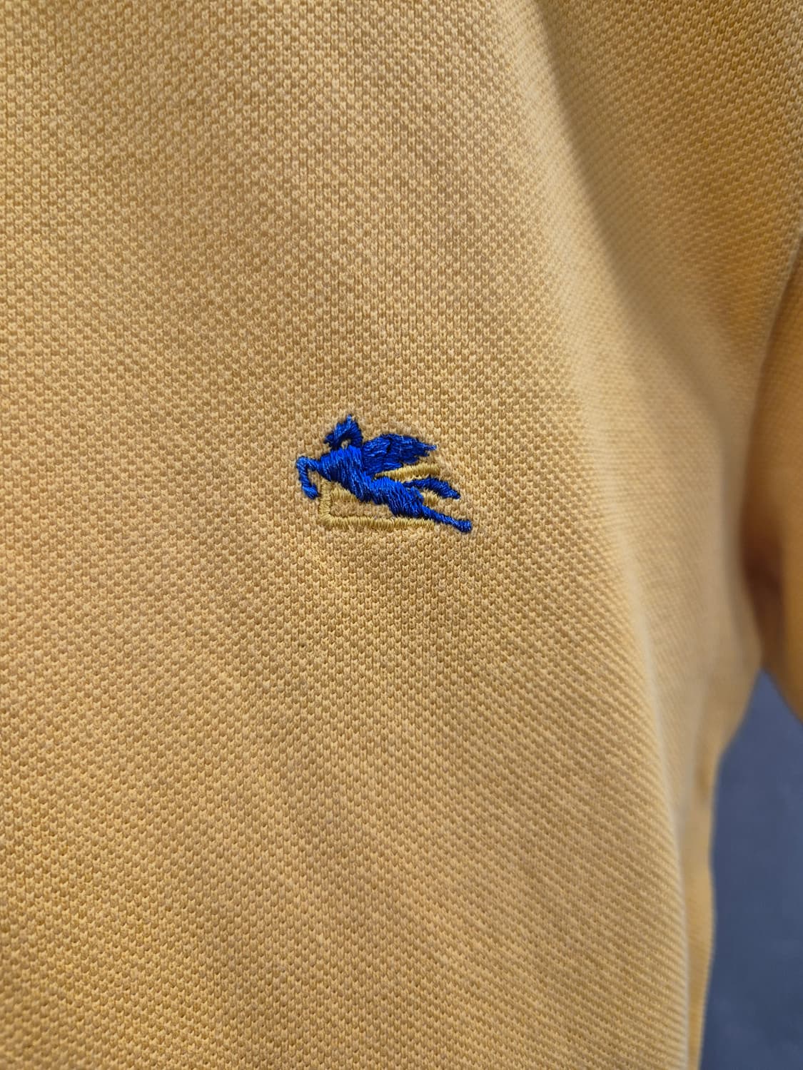 에트로 옐로우 카라 반팔 티셔츠 46 상품이미지4