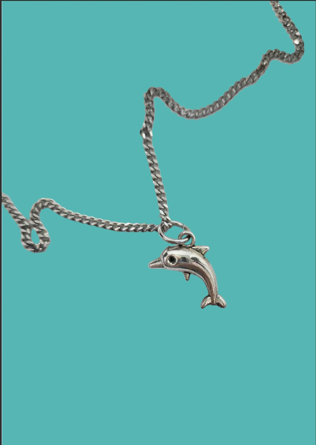 돌핀 체인 포인트 목걸이 상품이미지1