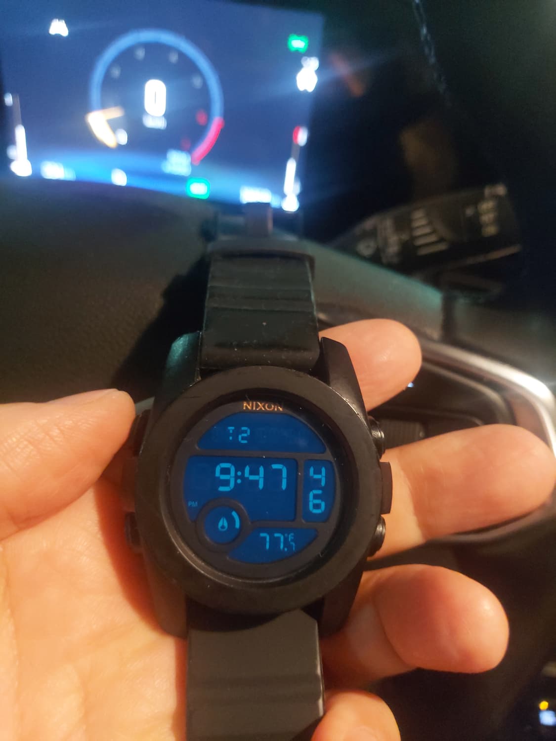 닉슨 블랙 디지털 손목시계 상품이미지3