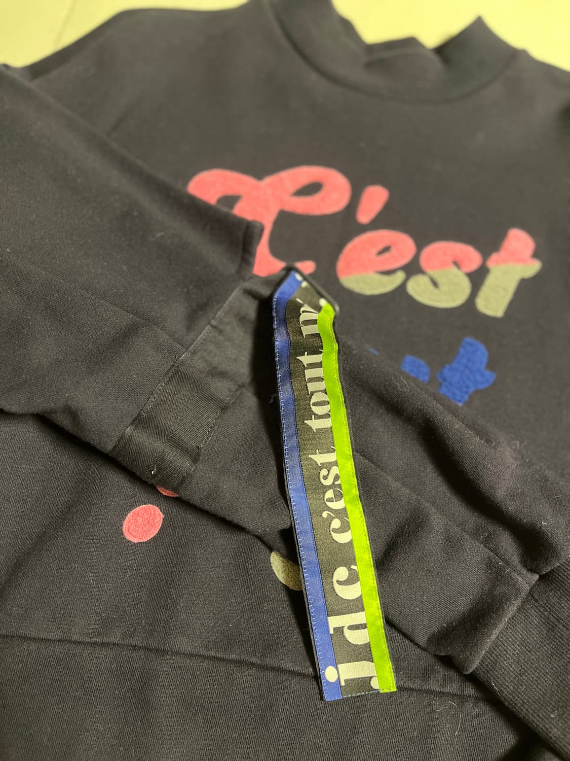 럭키슈에뜨 쟈뎅드슈애뜨 크롭 맨투맨 36 상품이미지3