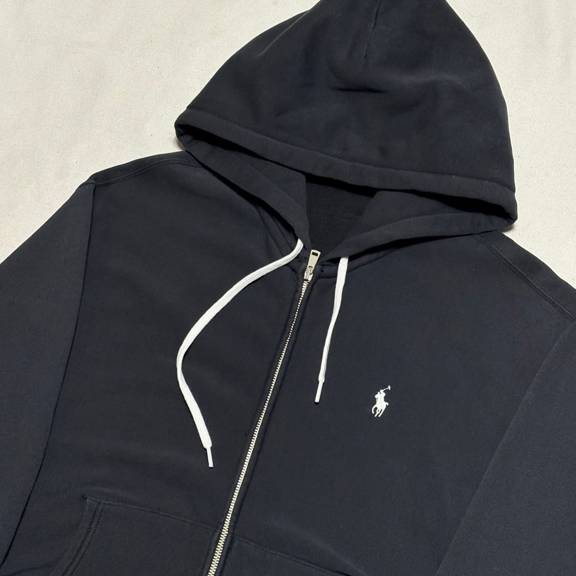 L 폴로랄프로렌 블랙 후드 집업 상품이미지1