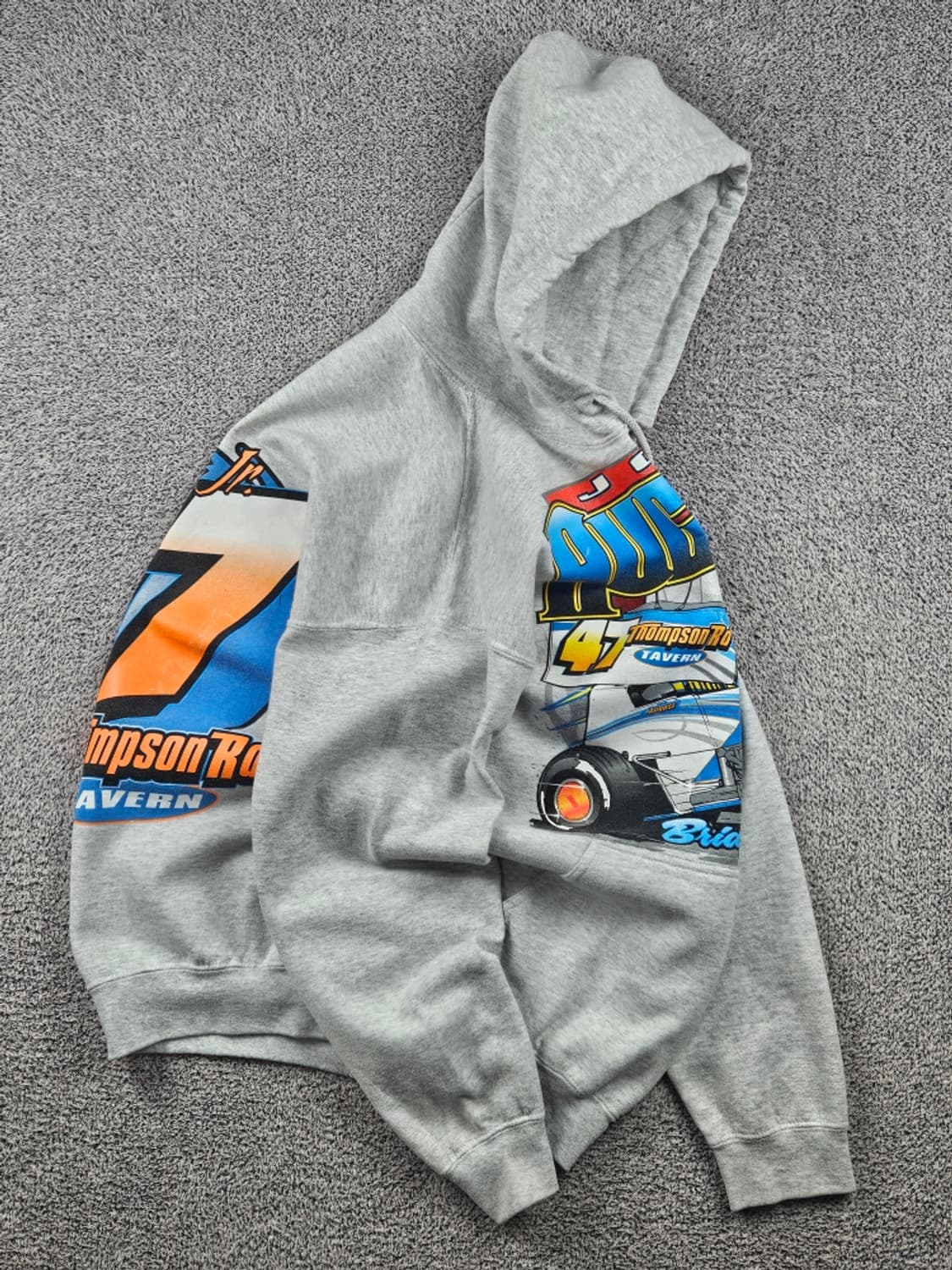 GILDAN 레이싱 프린팅 스웻 후드 티셔츠 ( L ) / 10683 상품이미지4