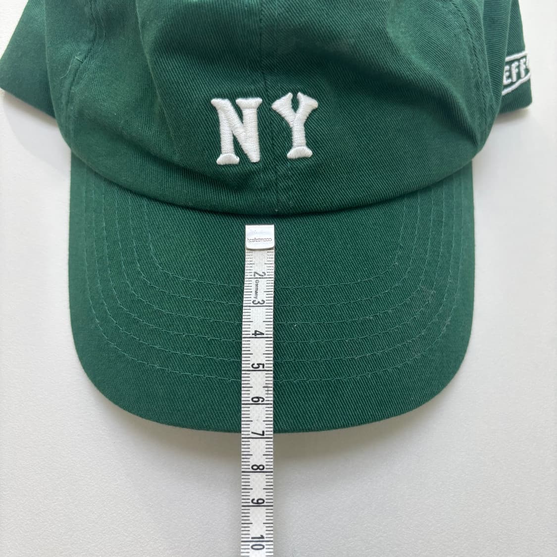 NY 로고 베이스 볼캡 그린 상품이미지9