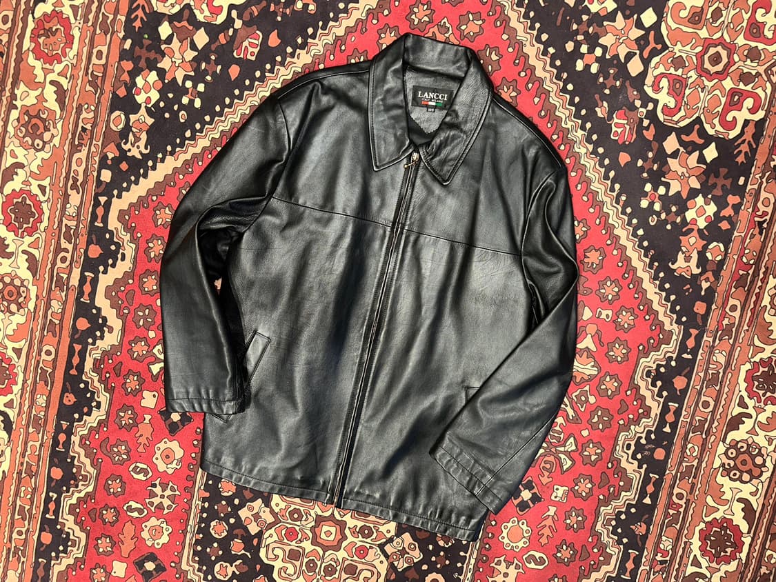 ( XL ) 이태리 가죽자켓 레더자켓 양가죽자켓 빈티지가죽  상품이미지6