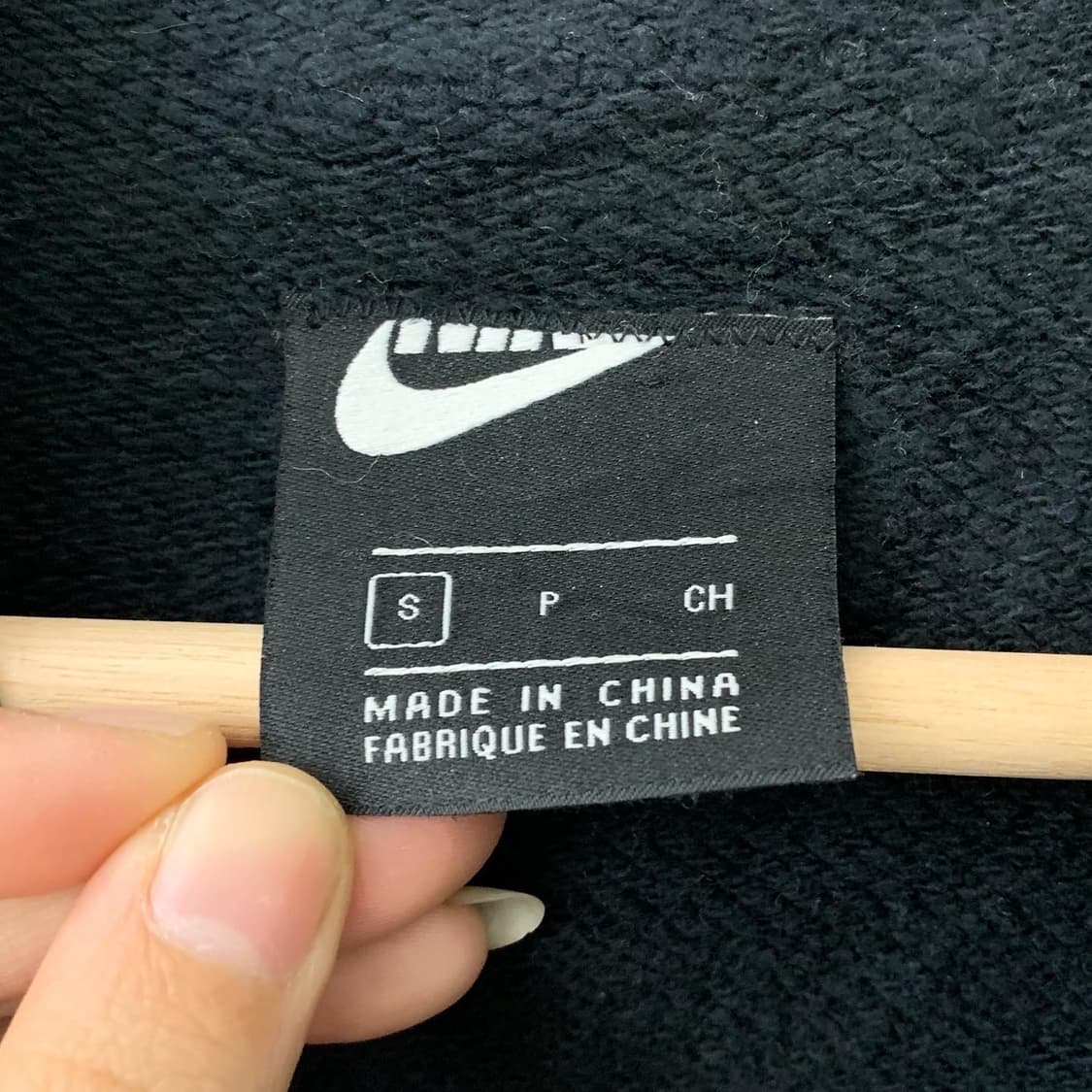 나이키 블랙 빅로고 프린팅 후드티 상품이미지3