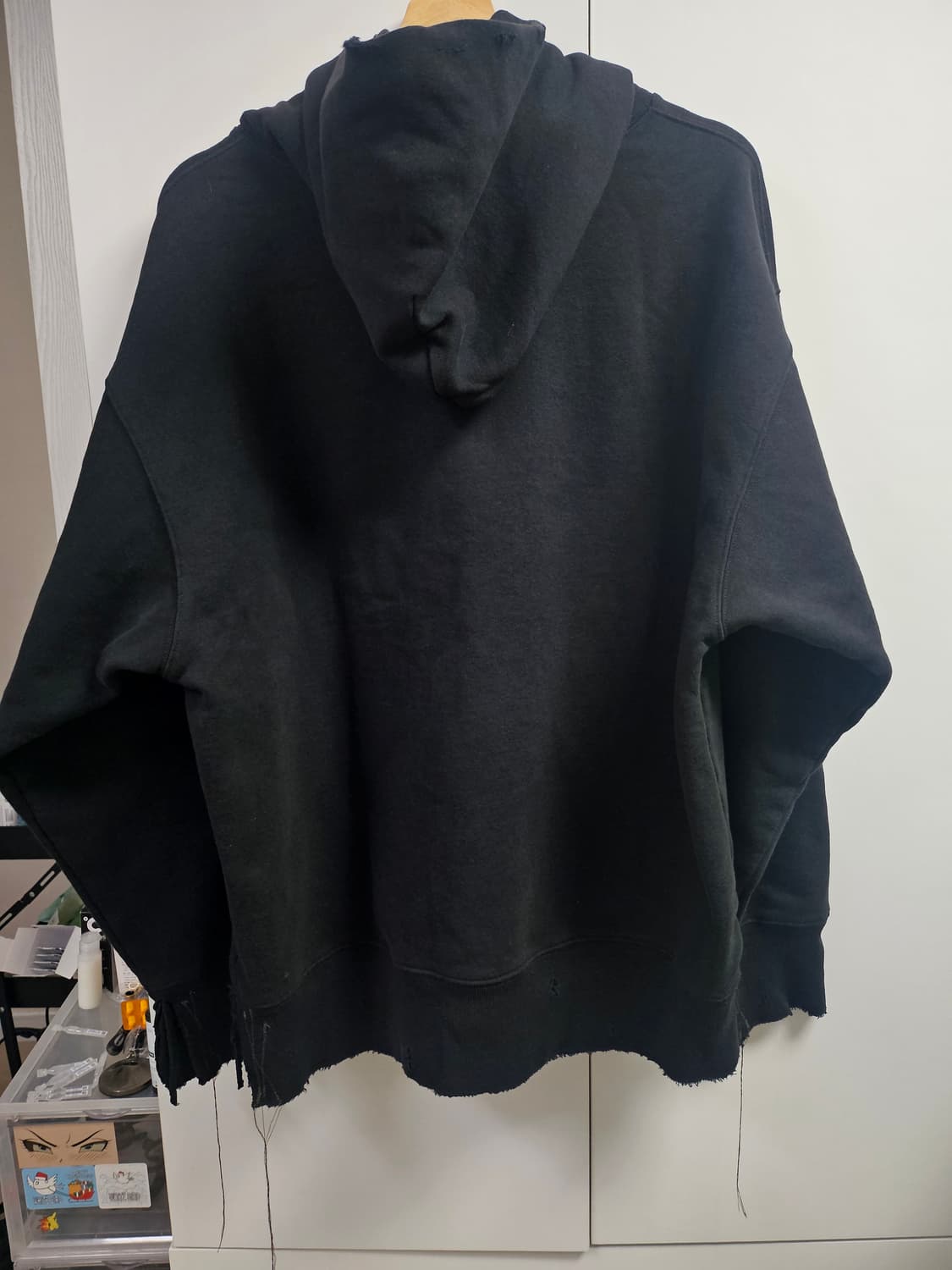 [OS]안셀름 뉴이어 스웻 후디 블랙 상품이미지4