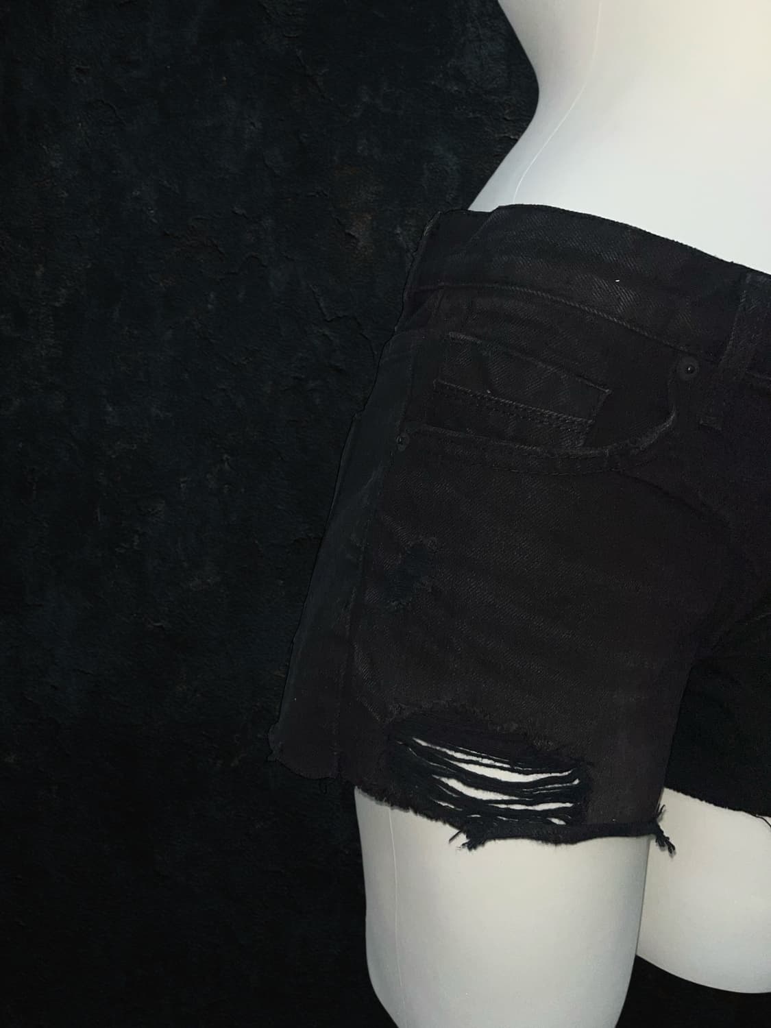 black denim shorts 상품이미지2